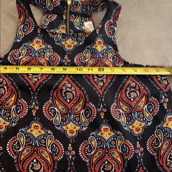 Pink Rose black printed sleeveless top - Picture 9 of 11